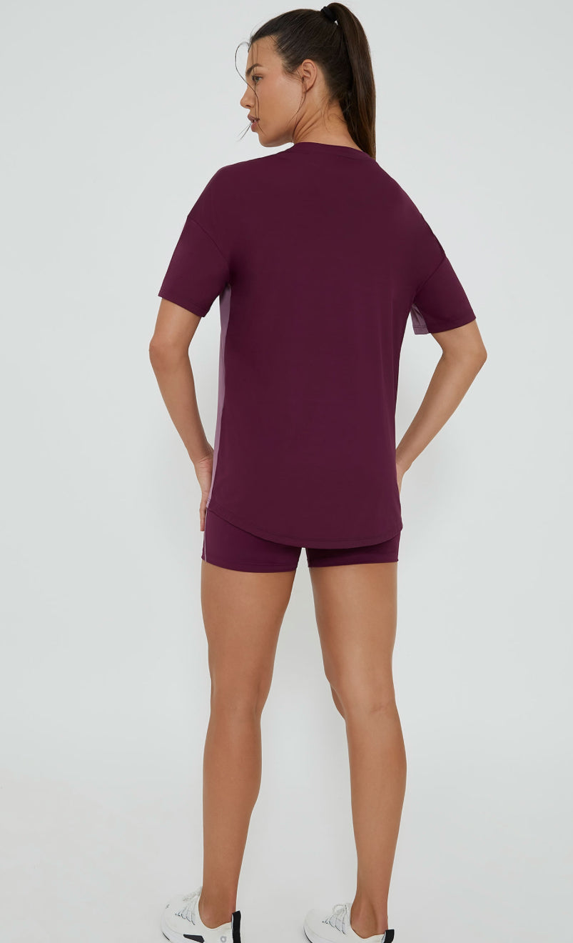 T-shirt oversized biocolor