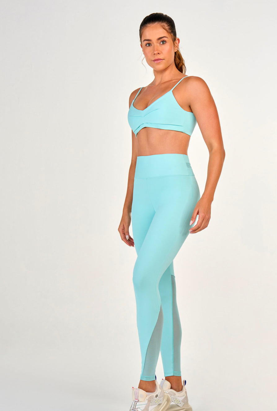 Leggings with openwork detail