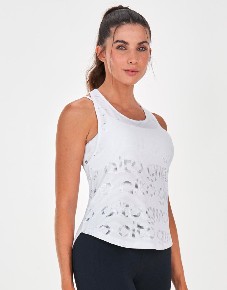 Mesh Racerback Tank Top