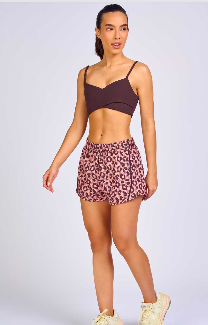 Tecnospan overlapping shorts