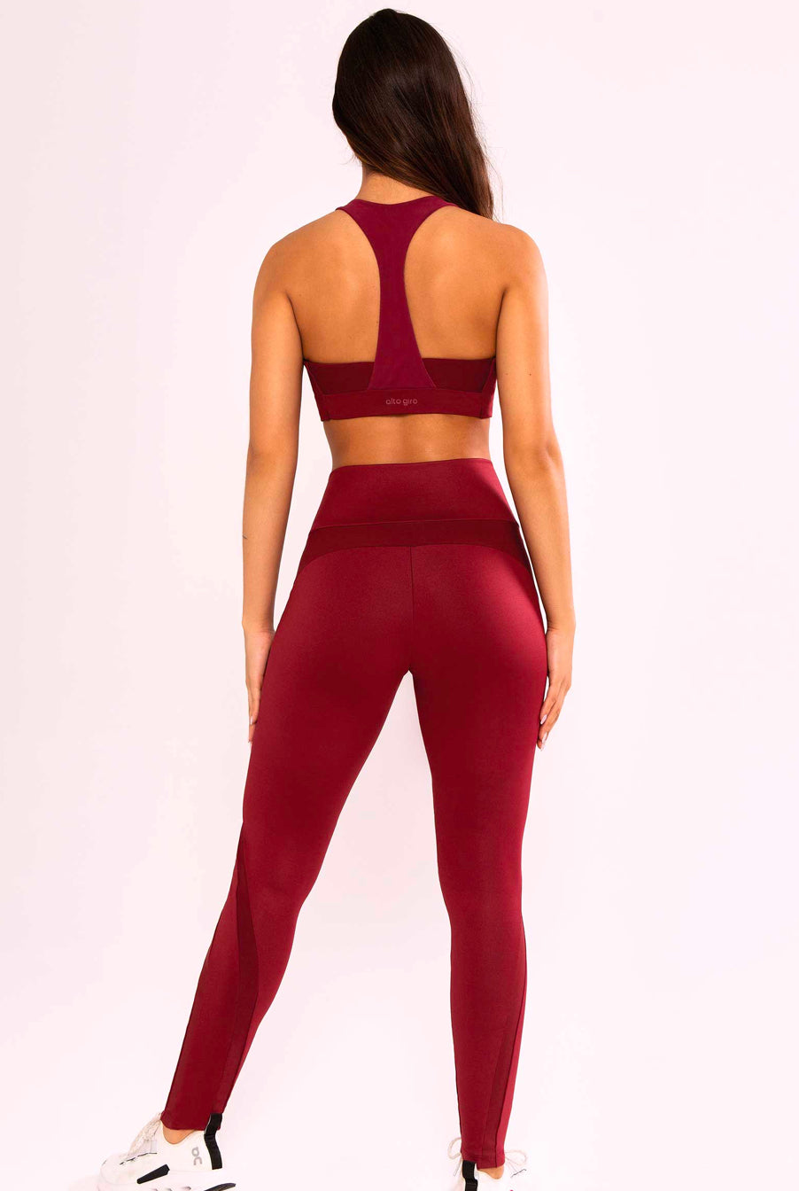 Eco-leather look leggings