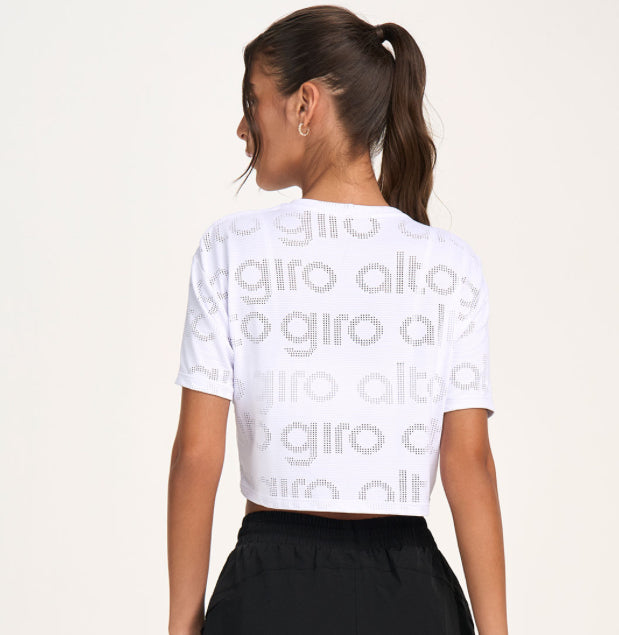 Alto Giro Cropped Mesh T-Shirt