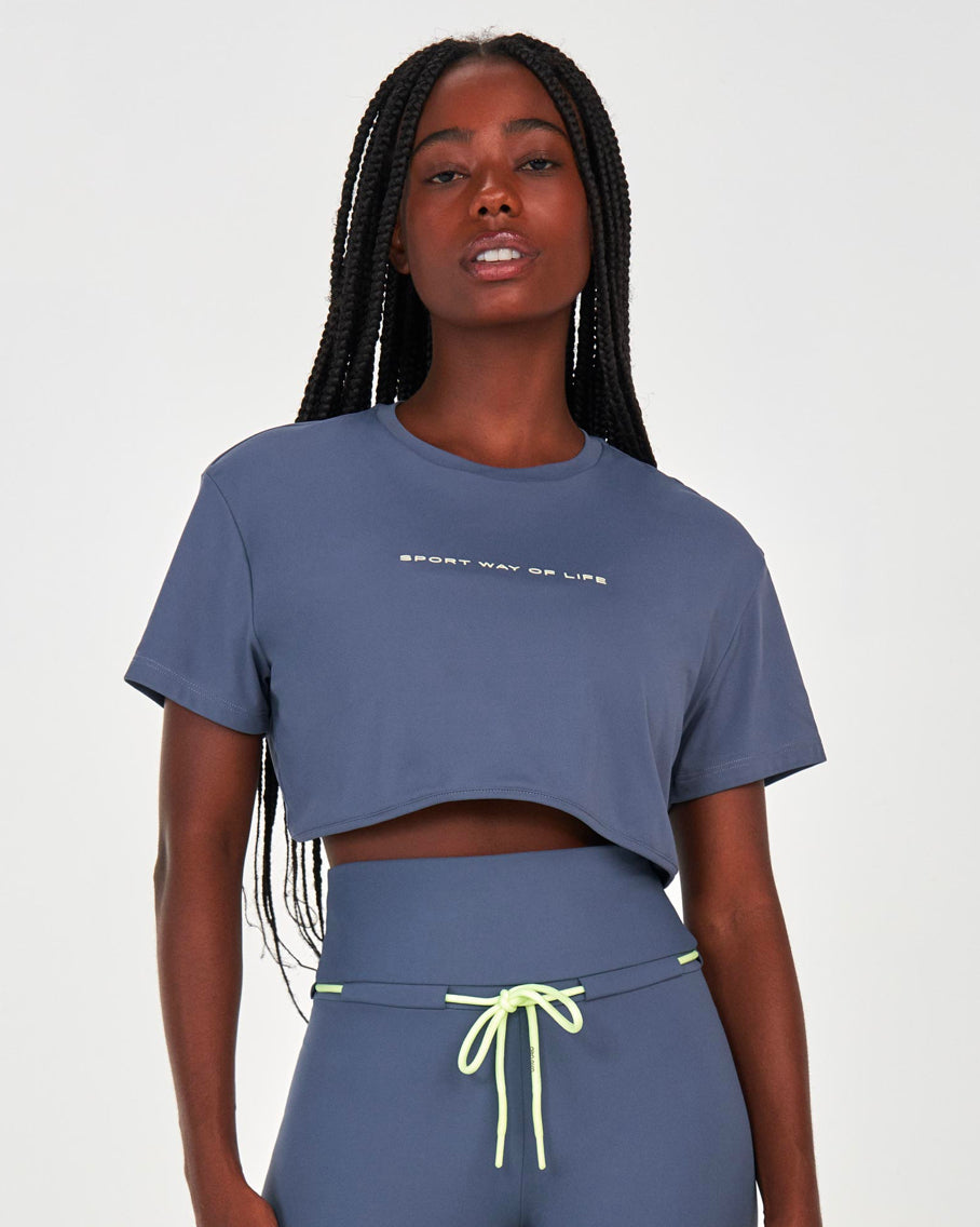 Sport way of life T-shirt cropped