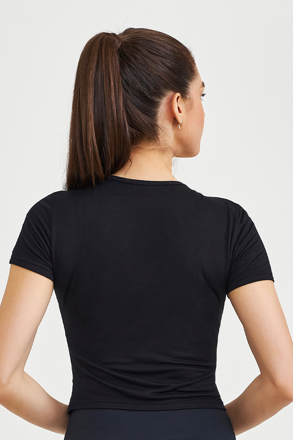 Classic viscose cropped