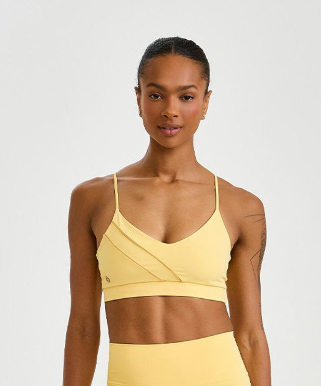 NY thin strap sports BRA