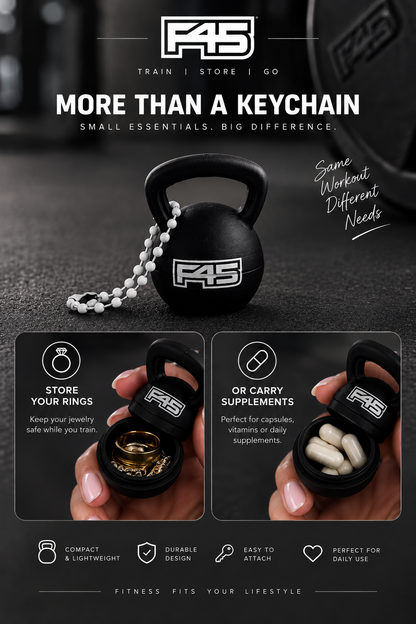 F45 Ring Holder Keychain