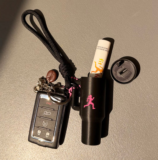 Lip Balm Holder Keychain – Fitness Edition