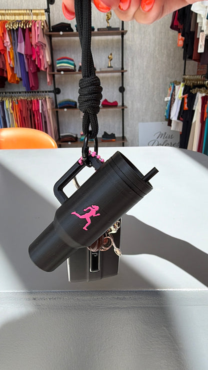 Lip Balm Holder Keychain – Fitness Edition