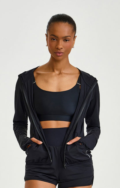 Running windbreaker jacket