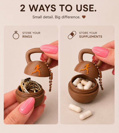 Fit & Fab Ring Safe Keychain
