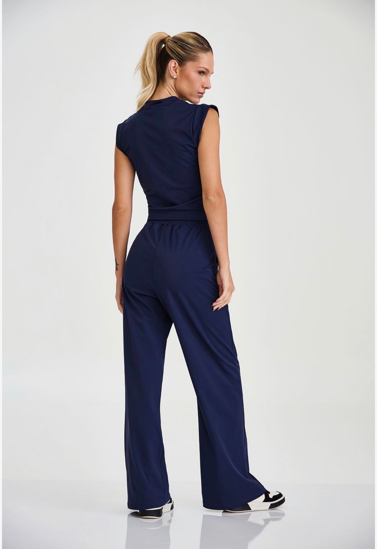 Athleisure Wide-Leg Pants