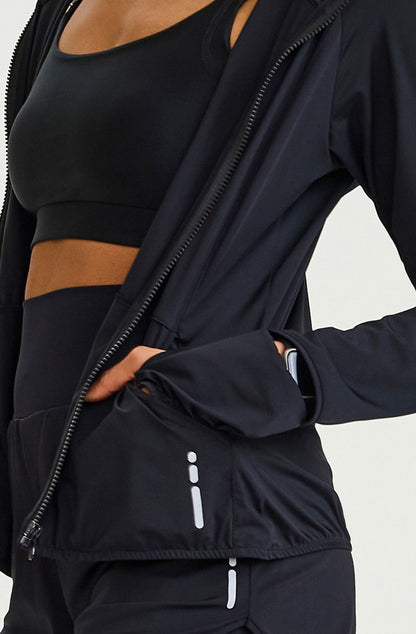 Running windbreaker jacket