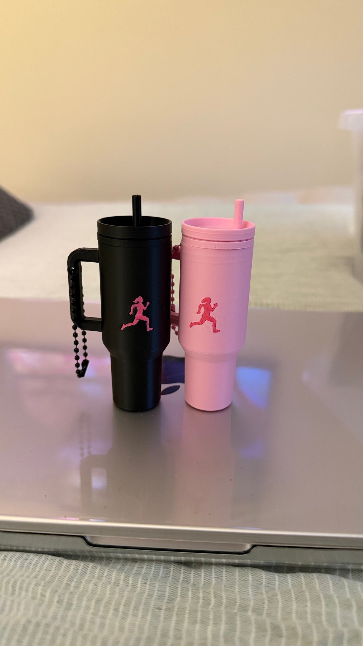 Lip Balm Holder Keychain – Fitness Edition