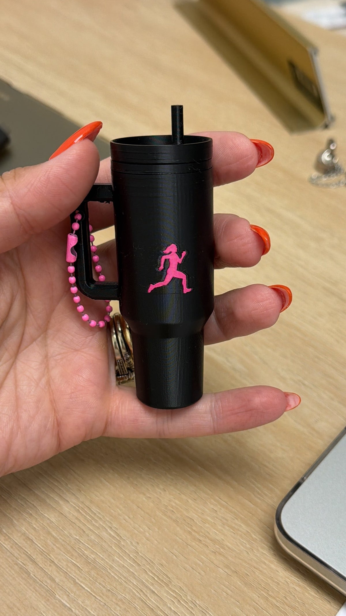 Lip Balm Holder Keychain – Fitness Edition