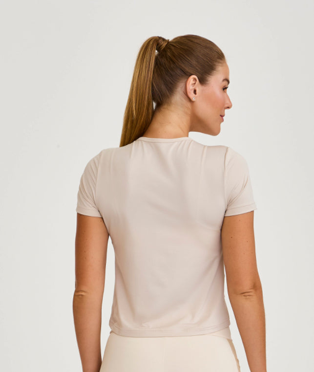 Asymmetrical blocksun dry T-shirt