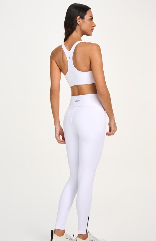 Legging bolsos laterais e zíper