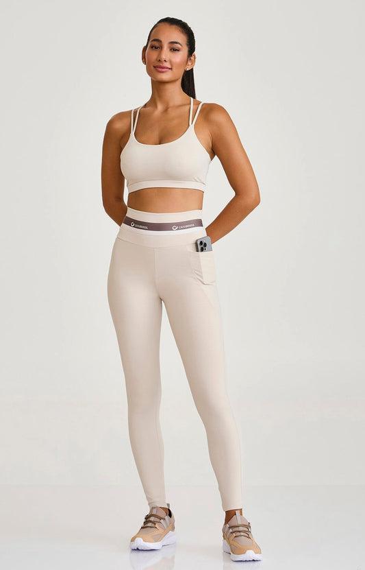 Pro leggings with elastic waistband