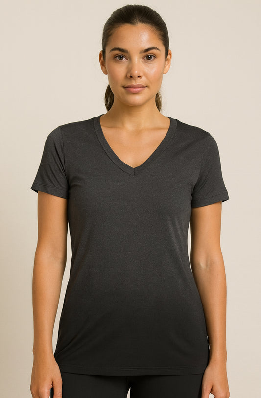 Ombré V-Neck T-Shirt