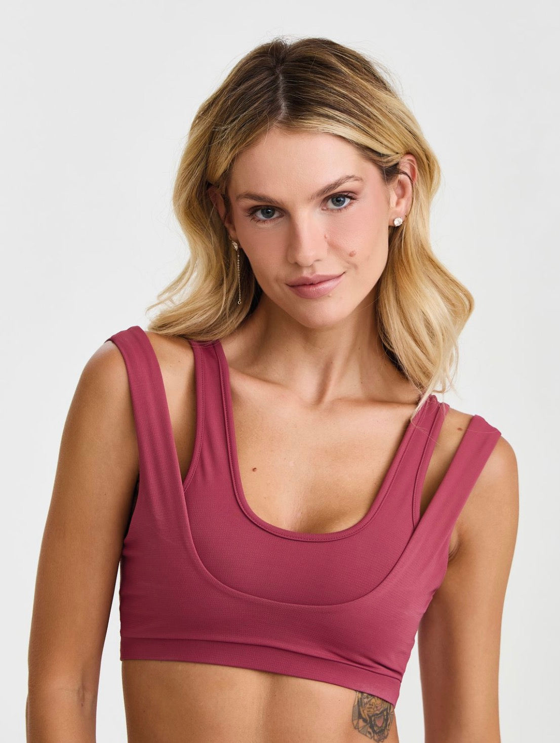 Layered Scoop Sports Bra