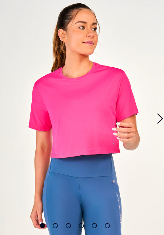 SKIN FIT CROPPED T-SHIRT