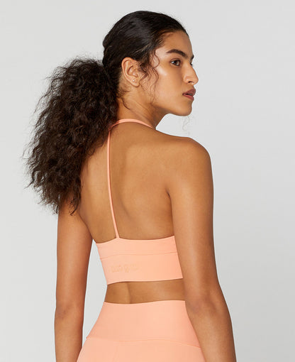 Thin strap top with wide waistband