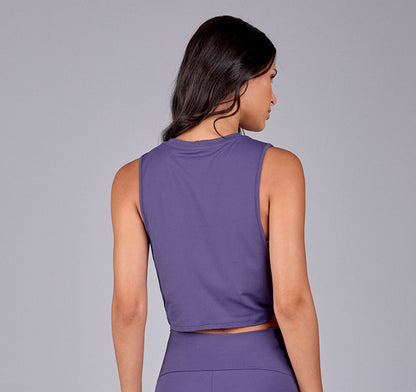 Twisted side tank top