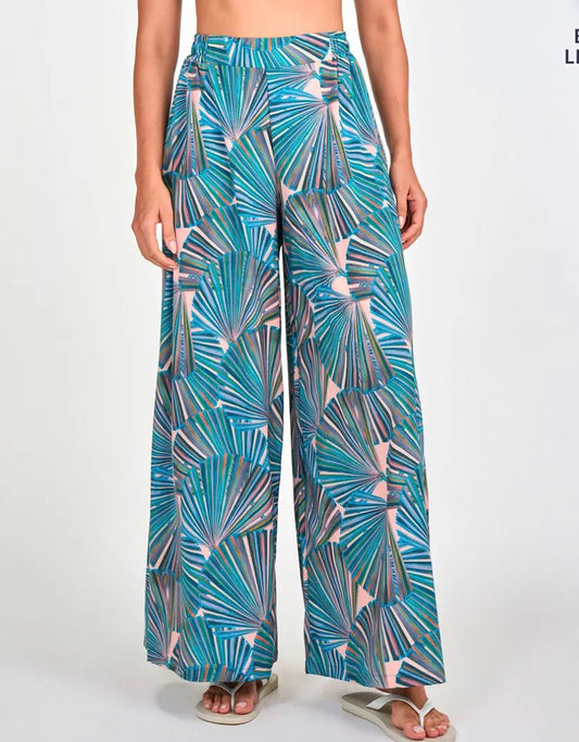 relaxed wide-leg beachwear