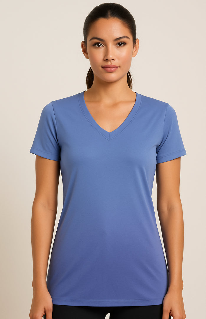Ombré V-Neck T-Shirt
