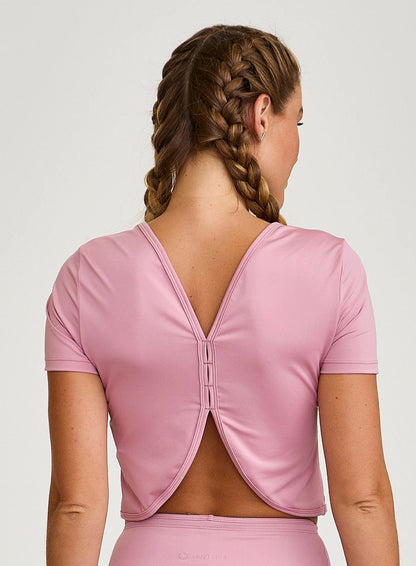 Open back blocksun cropped