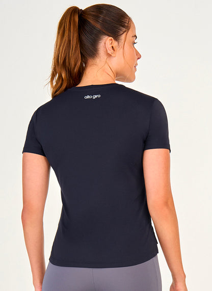 Long t-shirt with opening