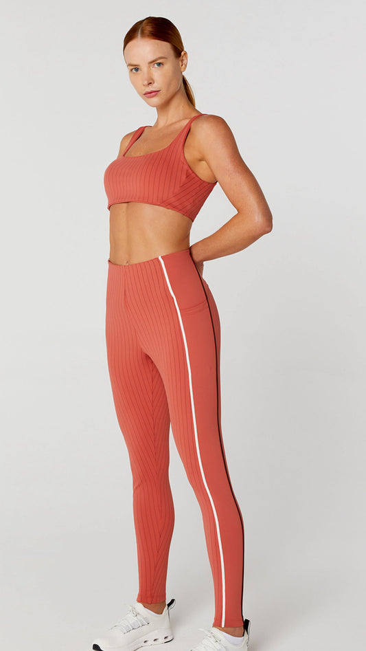 Pinstripe Legging with Side Pockets