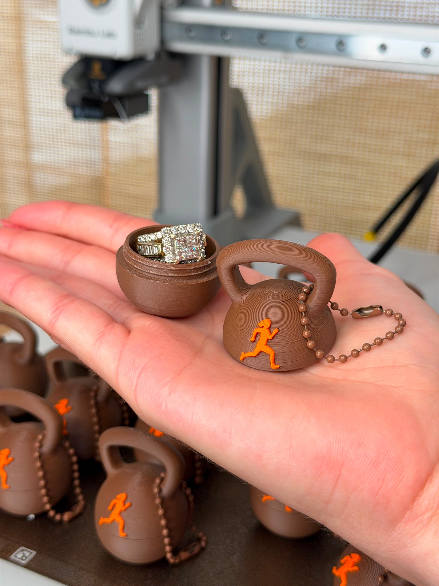 Fit & Fab Ring Safe Keychain