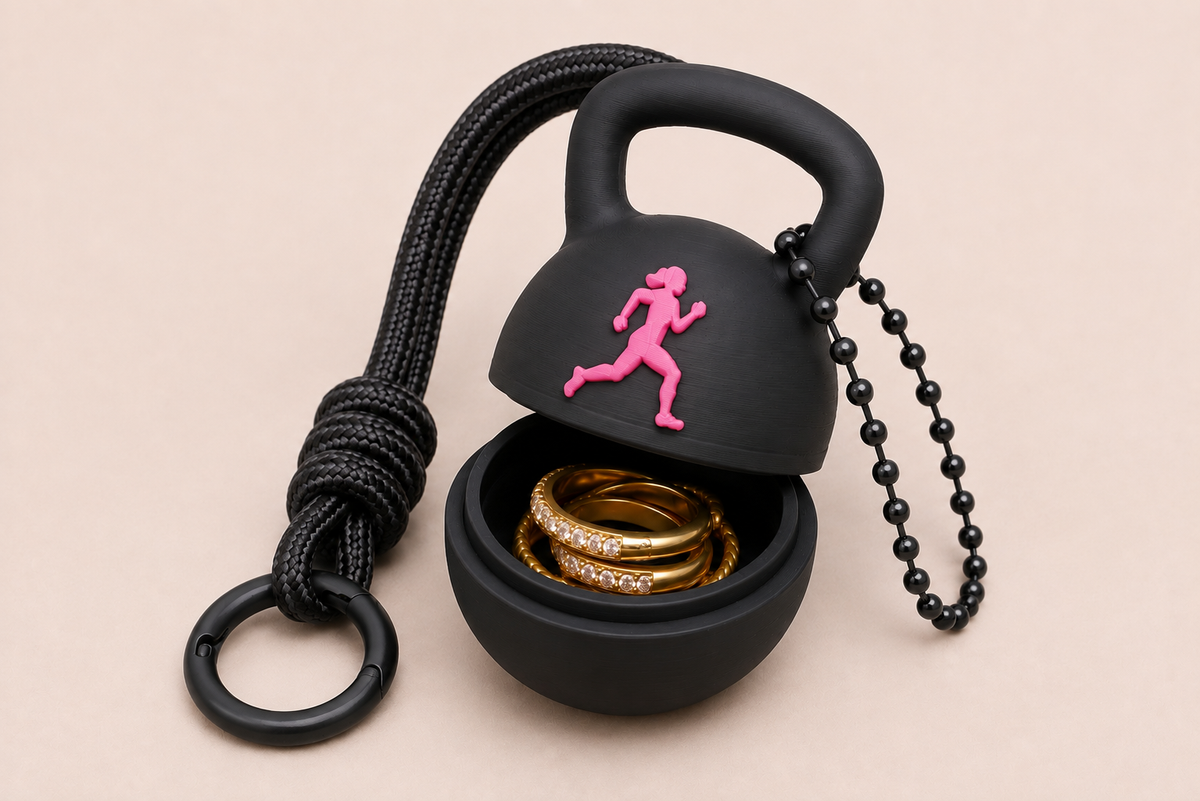 Fit & Fab Ring Safe Keychain